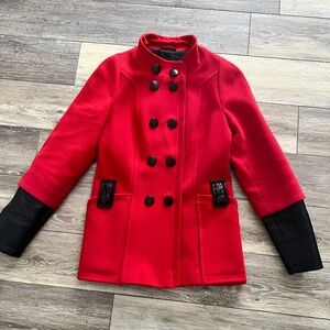 Wool blend European  coat